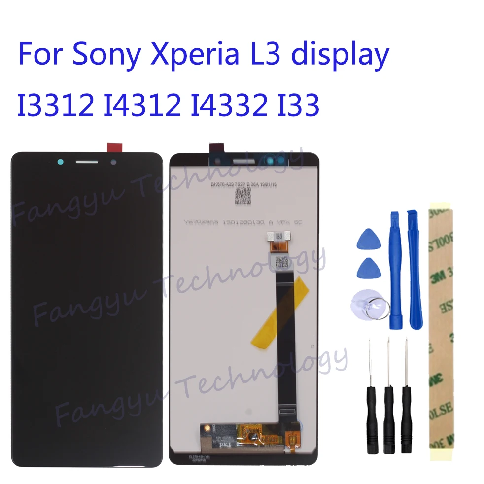 

Original LCD For Sony Xperia L3 LCD I3312 I4312 I4332 I33 LCD Display Touch Screen Display Glass screen assembly Repair Parts