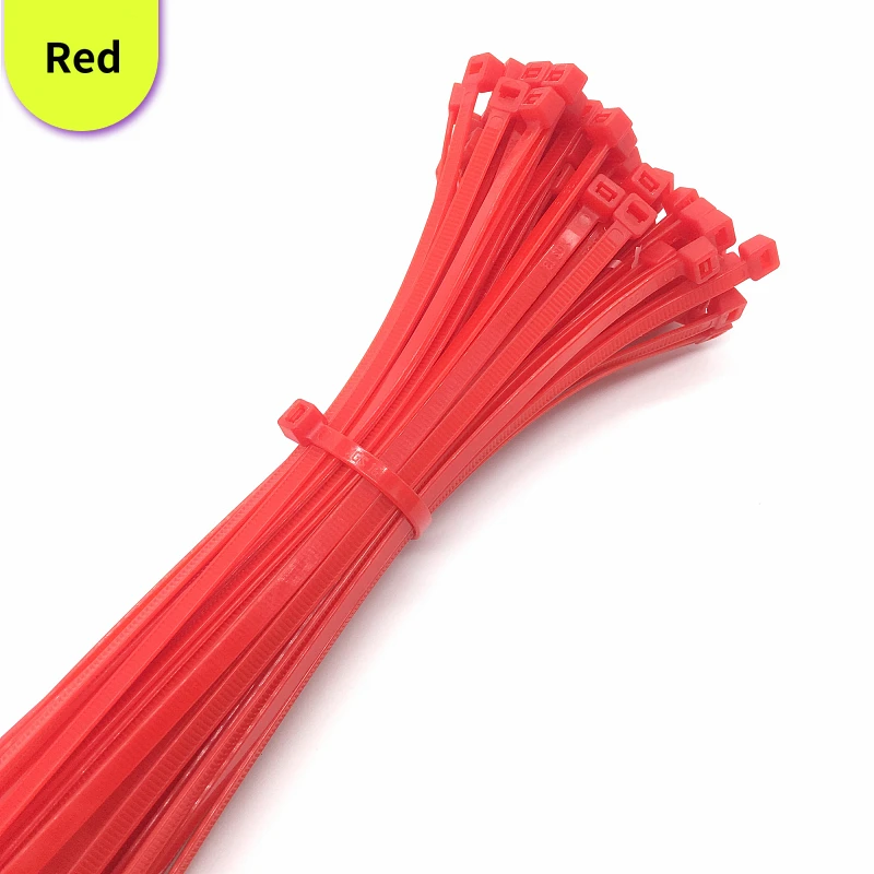 16Pcs/Set 205*12mm Universal Nylon 5 Color Wire Cable Tie Magic Cable Tie 