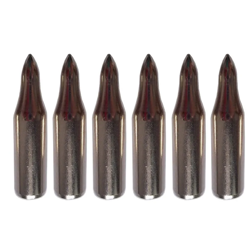20pcs Archery Field Points 5/16" Glue on Replacement Practice Arrow Tips for OD 8mm Bamboo and Wood Arrows Steel Broadhead