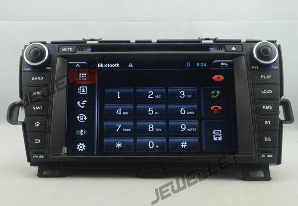 Четырехъядерный 1024*600 HD экран Android 9,0 автомобильный DVD gps радио навигация для Toyota Prius левое Вождение 2010