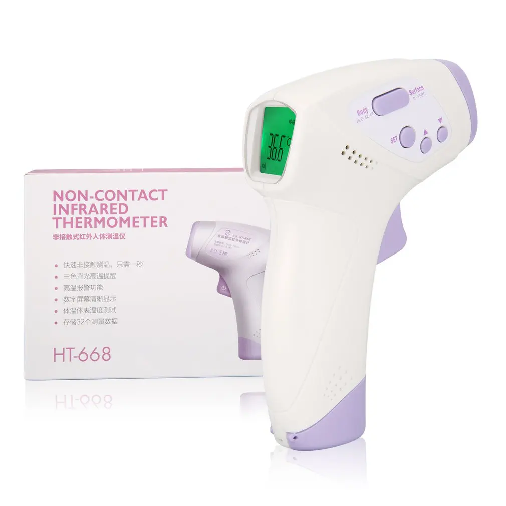 

2020 Non-contact body thermometer Forehead Digital Infrared Thermometer Portable Non-contact Termometro Baby/Adult Temperatur