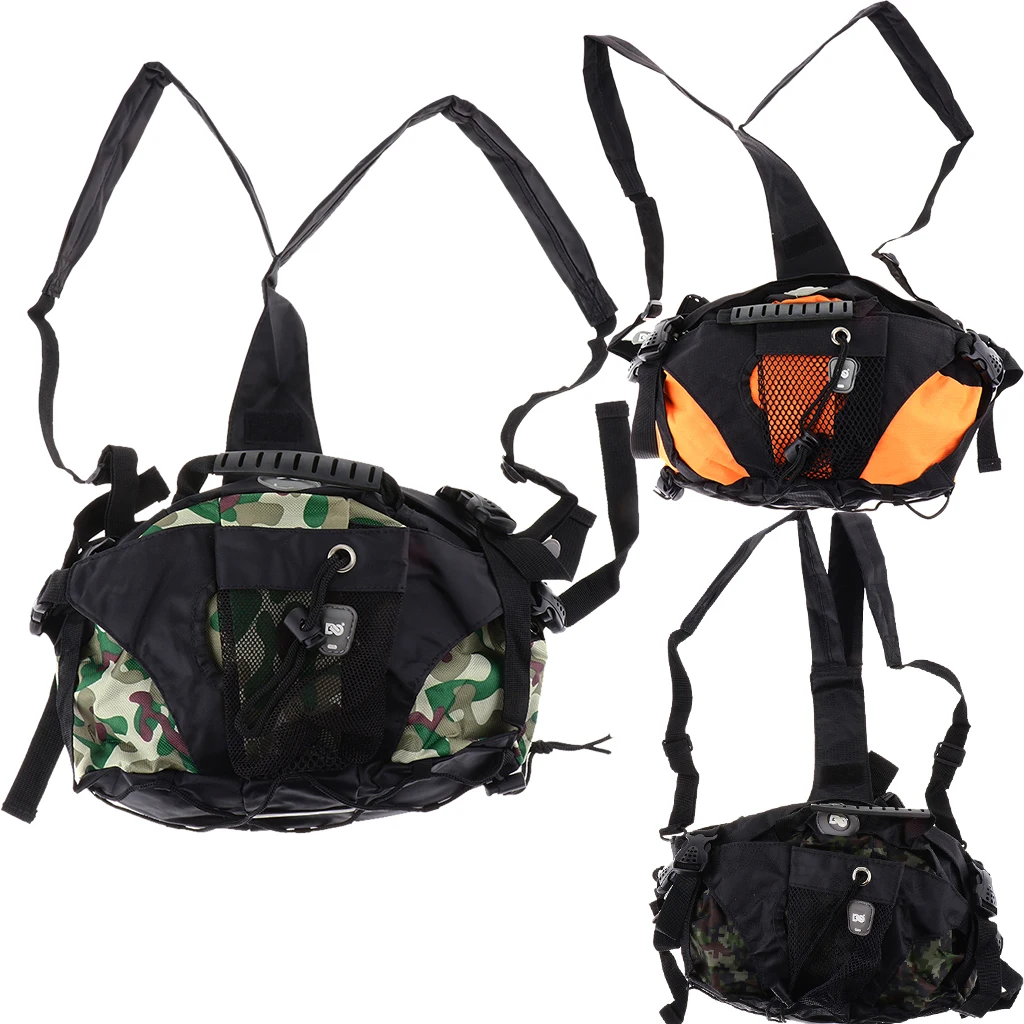 Ice & Inline Skating Backpack-Men Women Sports Roller Skates Y Strap Storage Bag-Multi Pockets Shoes Carrier Bag