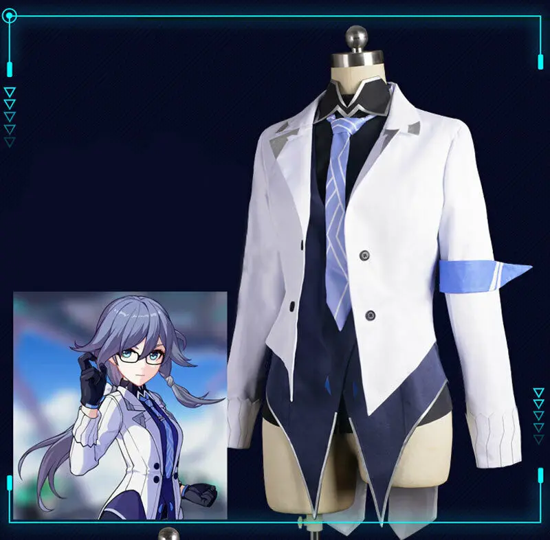 Honkai Impact 3 Fu Hua White Night Diaken Cosplay Kostuum Honkai Impact 3 Fu Hua White Night Diaken Cosplay Kostuum