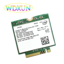 Intel Tri-Band wireless-AC 17265 Intel17265 802.11ad 802.11ac 4,7 Гбит/с 867 Мбит/с NGFF м2 Двухдиапазонная 2x2 AC BT4.0 WiFi карта