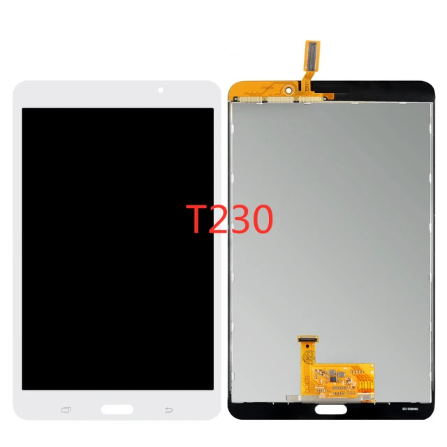 Polegada Lcd para Samsung Galaxy Tab 7.0 T230 Sm-t230 T231 T235 Display Lcd com Tela de Toque Digitador Assembléia Novo - Imagem 2
