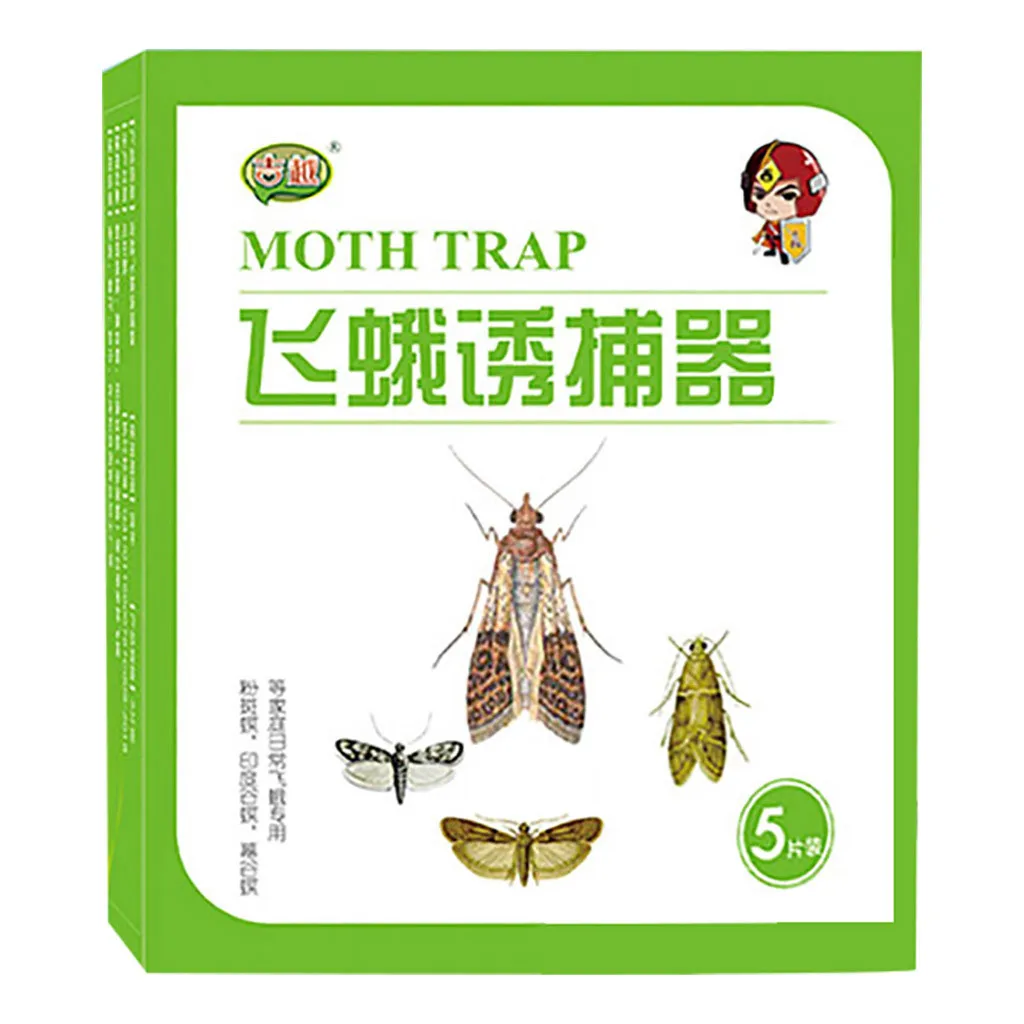 5 шт. ловушка для моли Buzz Fruit Fly от насекомых Комаров ловушка для вредителей ловушка для мух доска для наклеек для кухни фермерский завод сад