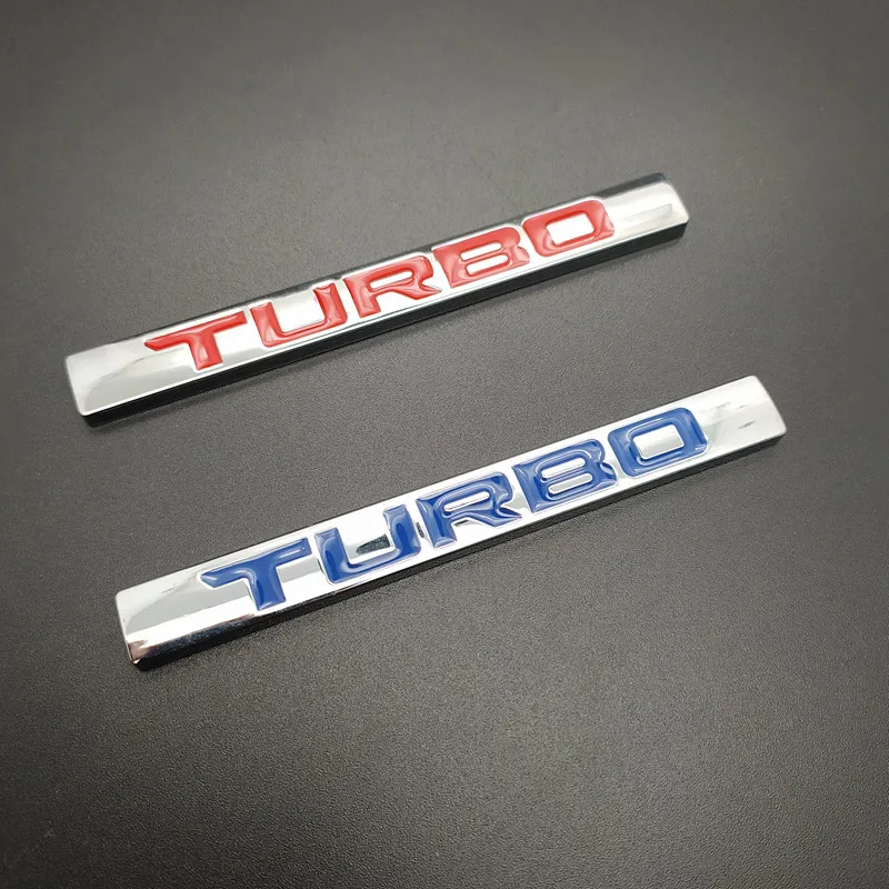 

New Car Styling Turbo Boost Loading Boosting 3D Metal Chrome Zinc Alloy Emblem Badge Sticker Decal for Honda Civic CR-V U-RV