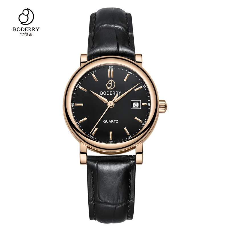 Роскошные Брендовые женские часы, швейцарский кварцевый механизм, золотые водонепроницаемые женские часы, модные женские часы, reloj mujer - Цвет: 32MM Black Gold