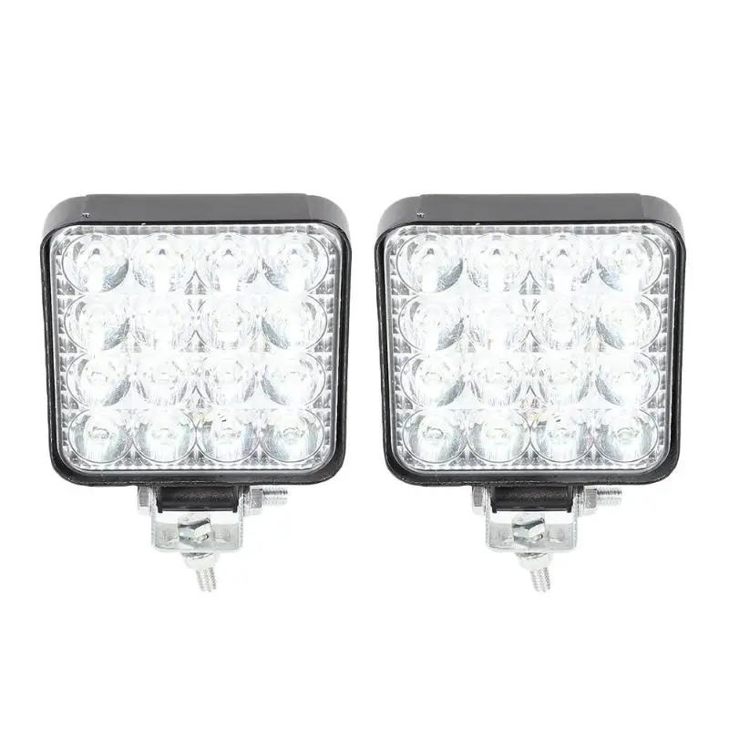 48 Вт 16LED Мини рабочий светильник с точечным лучом 6500K для внедорожника, внедорожника, вождения, противотуманных фар 12-24 В
