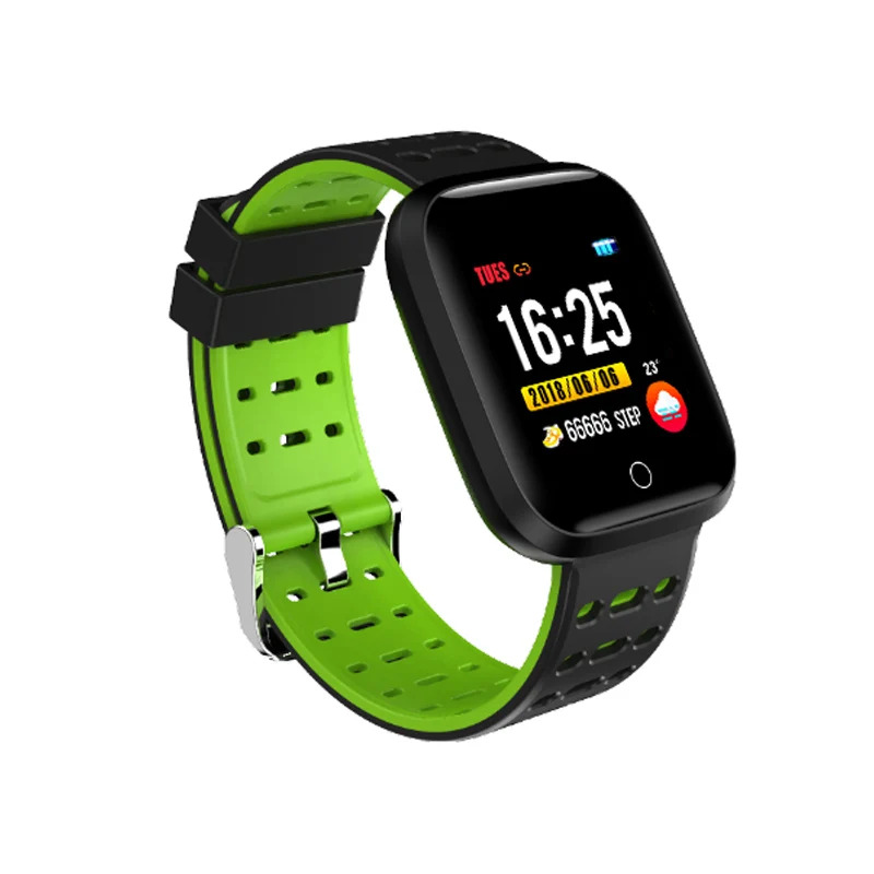Y18 Smartwatch ips цветной сенсорный экран IP67 водонепроницаемый смарт-часы монитор сердечного ритма несколько спортивных режимов умный Браслет для фитнеса