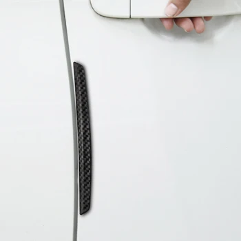 

4Pcs/set universal Door Side Mirror Anti-scratch Scrap Carbon Fiber Anti-collision Strip Anti-scratch Car Sticker Car accessorie