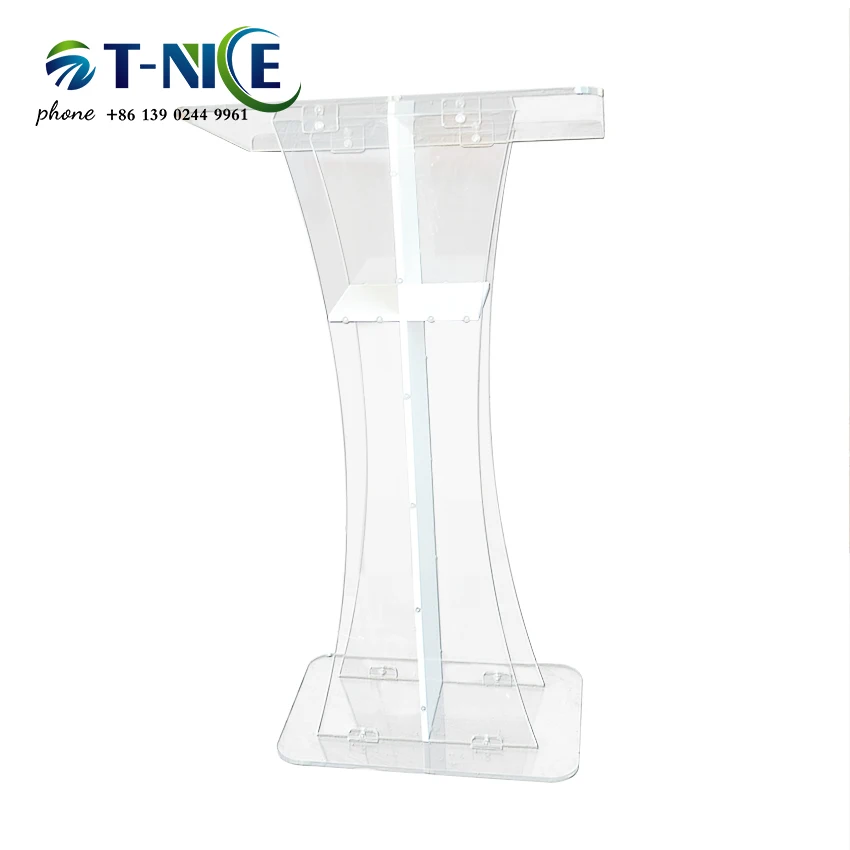 AKLIKE The New Design Pulpit Cheap Lectern Cross Church Platform Ceremony Prayer Podium
