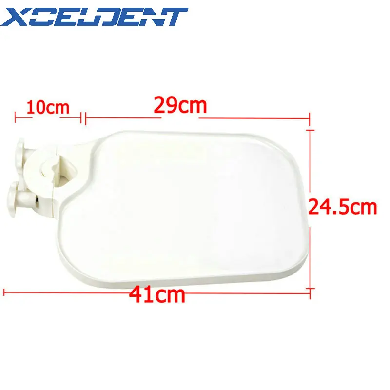  1pcs Dentistry Chair Accessories Dental Plastic Post Mounted Shelf Tray Table for Dental lab