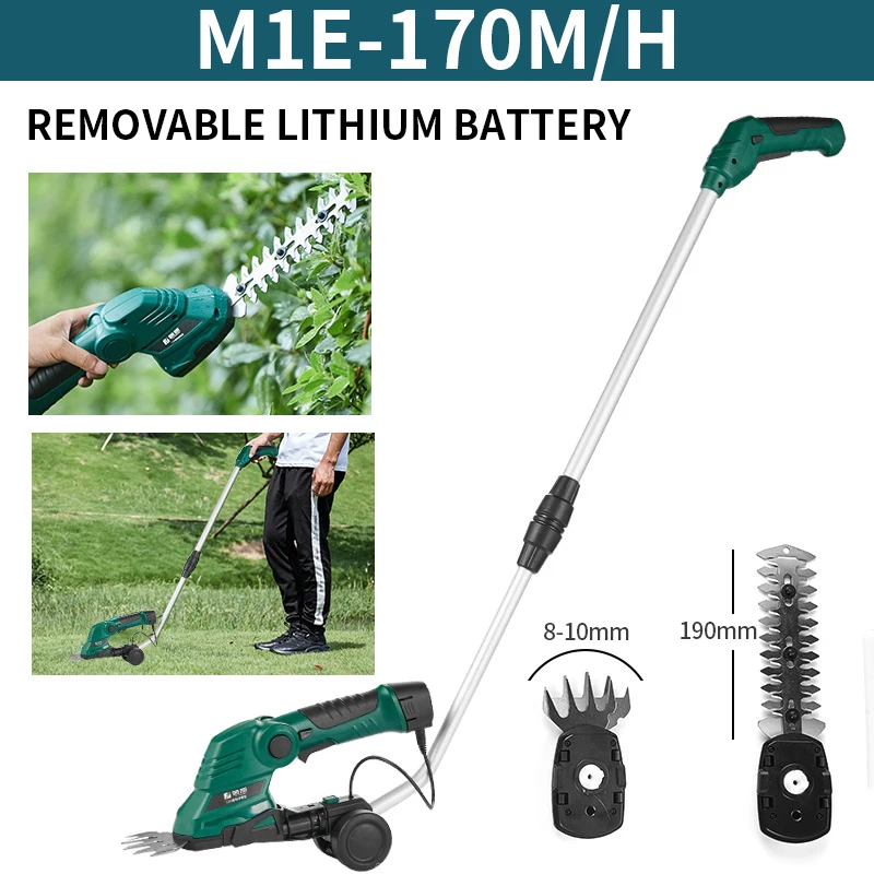 

Electric Lawn Mower Cordless Lawn Hedge Shears Pruning Lithium Battery Mower Garden Lawn Hedge Shears