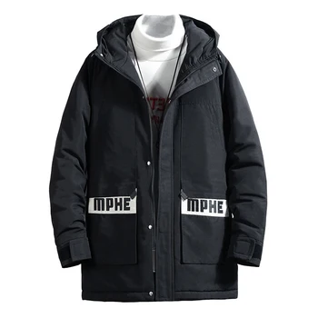 

Winter Tide Brand Cotton Jacket Men's Hip-hop Loose Thickening Resist Cold and Wind Hip Hop Korean Fashion Jacket Winter Coat