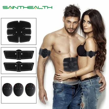 

Abdominal machine electric muscle stimulator ABS ems Trainer fitness Weight loss Body slimming Massage with soft retail box