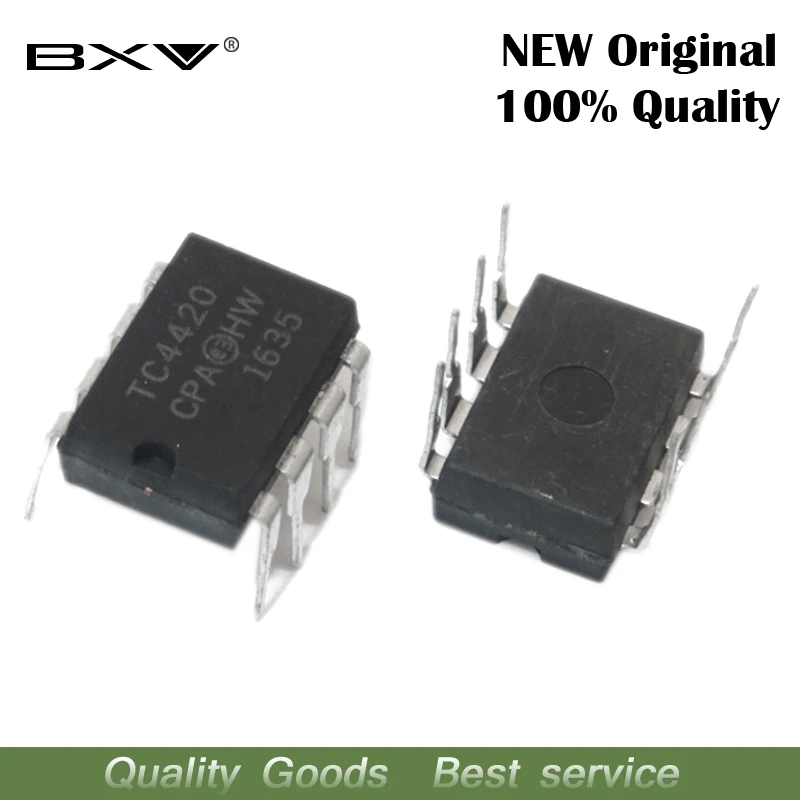 10 шт./лот TC4420EPA TC4420CPA TC4420 = MIC4420BN MIC4420 DIP-8 | Электронные компоненты и принадлежности
