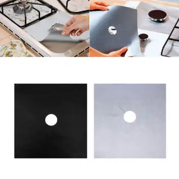 

Non-stick Foil Gas Range Stovetop Burner Cooker Protector Liner Cover Clean Mat Pad For Cleaning Kitchen Tools