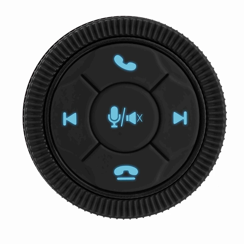 Black Car Steering Wheel Controller Wireless Buttons Intelligent Control Bluetooth Adapter 7 Key | Автомобили и мотоциклы