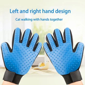 

pet dog cat grooming glove Hair Remover Brush Animal Cat перчатки массажные мыться перчатка от шерсти evcil hayvan malzemeleri