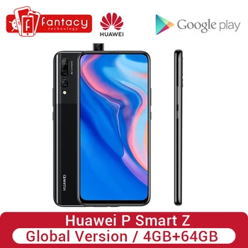 Перейти на Алиэкспресс и купить Huawei P смартфон с восьмиядерным процессором Kirin 710F, ОЗУ 4 Гб, ПЗУ 64 ГБ, 6,59 дюйма