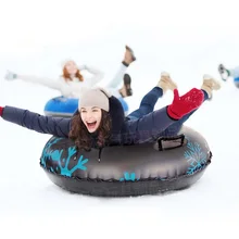 Круг для катания на лыжах с ручкой надувные лыжи круг для катания на лыжах утолщенный Размер круг для катания на снегу