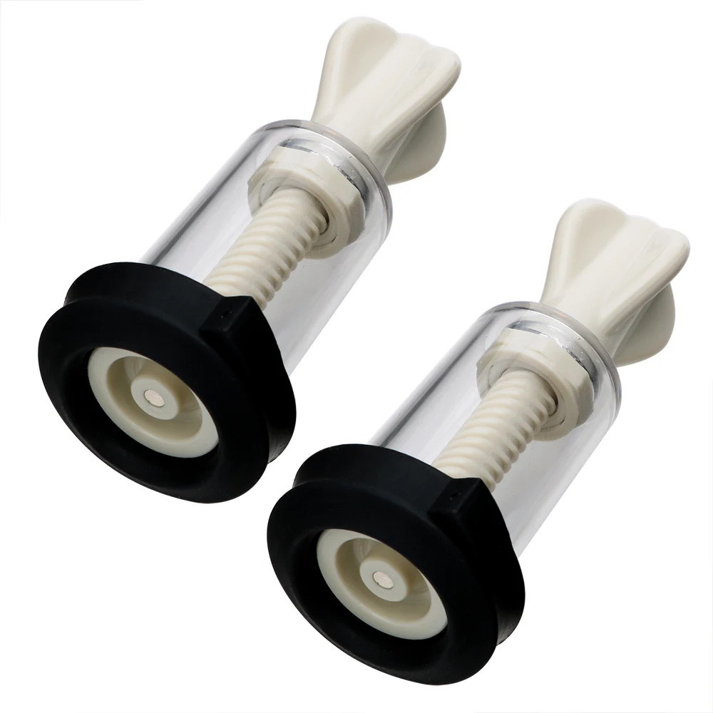 IKOKY Full Body Massager 1 Pair Clitoris Massager Electric Shock Nipple Sucker Breast Enlarger Nipple Clamps Pump