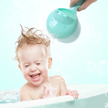

Cartoon baby shampoo cup shower children save shampoo rinse cup bath shower Casual Shampoo Rinse Cup Bath Shower