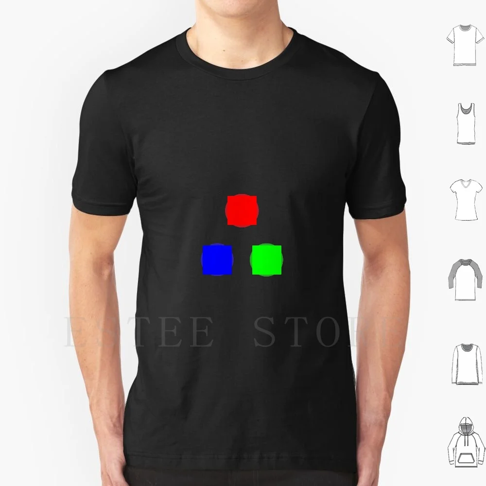 Rbg Glowing Pixel T Shirt Cotton Men Diy Print Legend Triforce Dark Side Moon Link Videogioco Tri Force Prism Spectrum Games