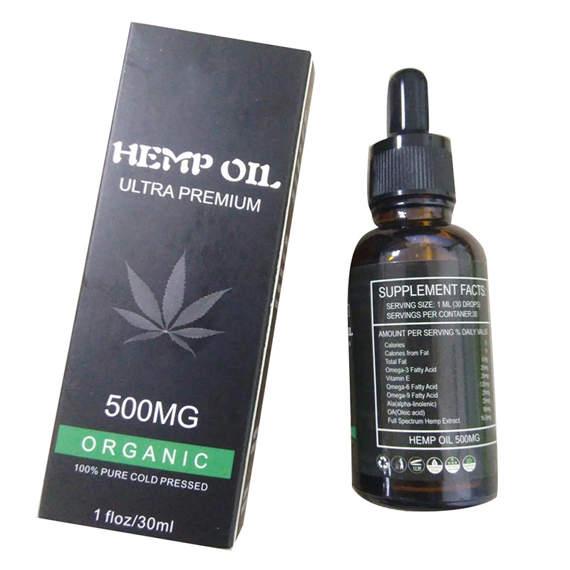 

New 100% Natural Essential Oil Help Sleep Hemp Oil Aid Anti Stress Hemp Extract Drops for Pain, Anxiety & Stress Relief 30ml