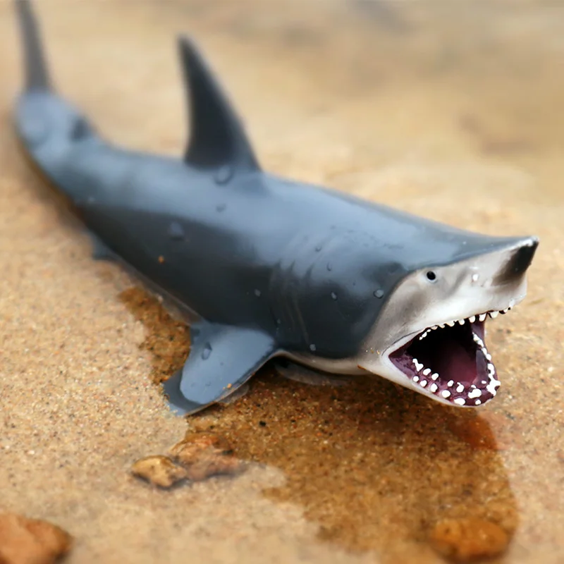 Oenux классические морские животные моделирование Кашалот мегалодон океан Sealife Большая Акула Модель Фигурки ПВХ образование детская игрушка