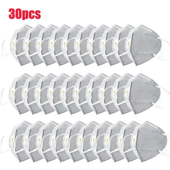 

20-30 pcs Dustproof Mask,Dust Mask PM2.5 Windproof Foggy Haze Pollution Respirator bacterial face mask flu
