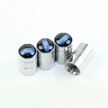 

4pcs For Ford mk2 mk3 mk4 mk5 mk7 fiesta FOCUS 2 3 4 5 metal valve protection cover car tire wheel valve cap Car accessories