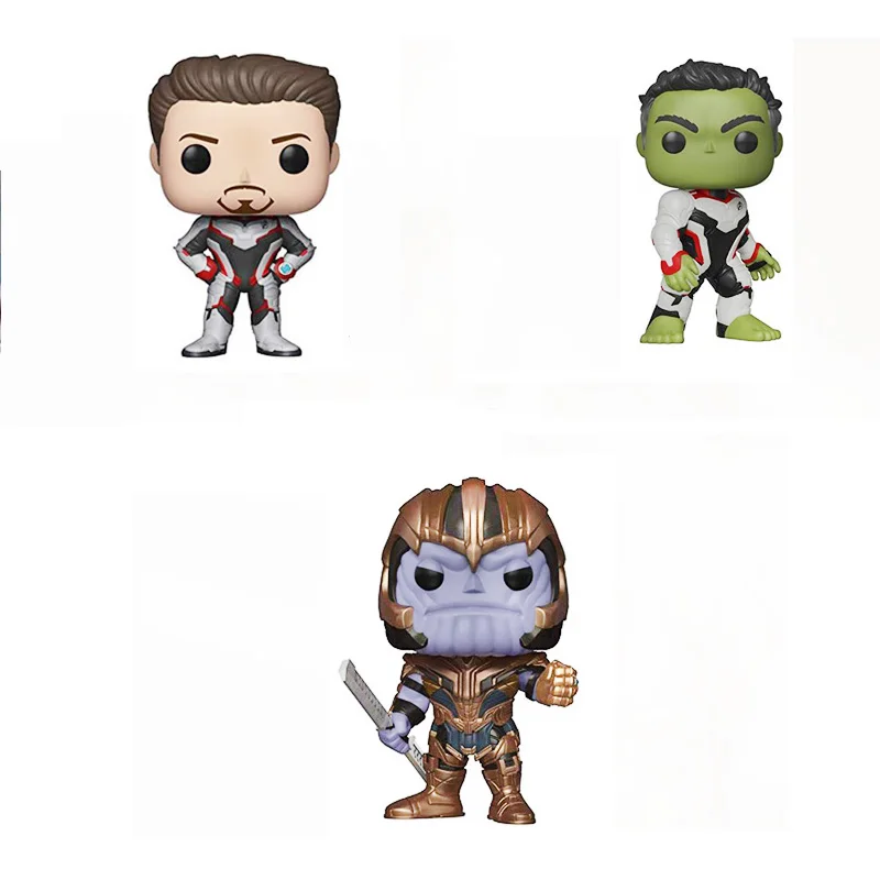 FUNKO Мстители из комиксов Marvel Endgame Тони Старк Халк танос экшн-фигурки
