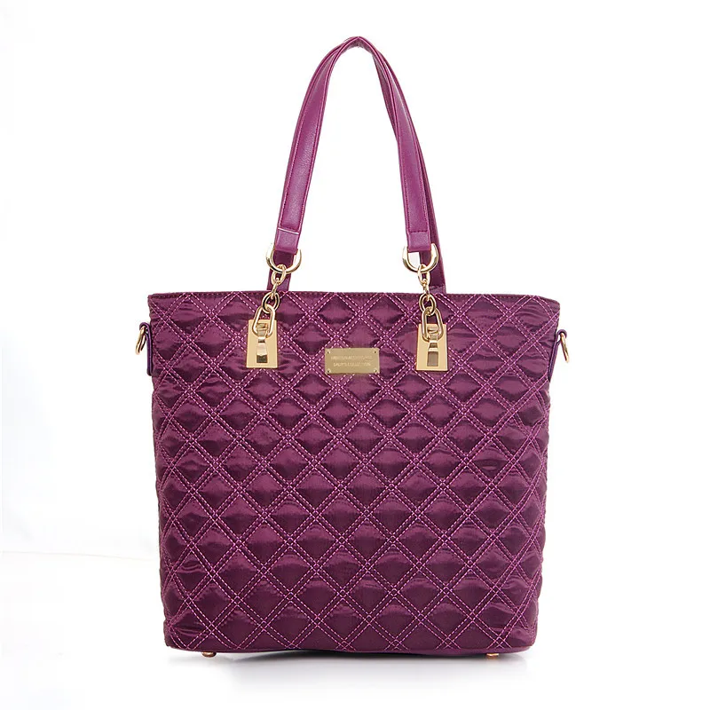 

Rhombus Spiraea Women's Handbag 2017 Summer And Autumn New Style Six Pieces Set Different Size Bags Europe And America Mother An