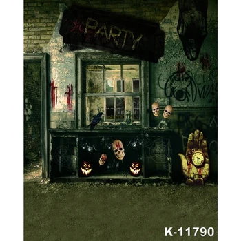 

Halloween Vampire Photography Backdrop Dark Room Gothic Haunted House Background Party Supplies Home Decoration Photo Booth Prop