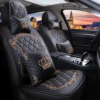 

Full Coverage Eco-leather auto seats covers PU Leather Car Seat Covers for Jeep renegade cherokee 2009 compass wrangler grand