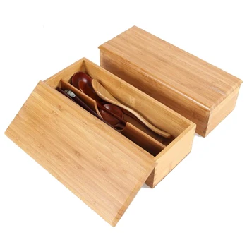 

Home Bamboo Eco-friendly Japanese-style Tableware Chopsticks Spoon Cage Storage Box Wooden Box Storage Container