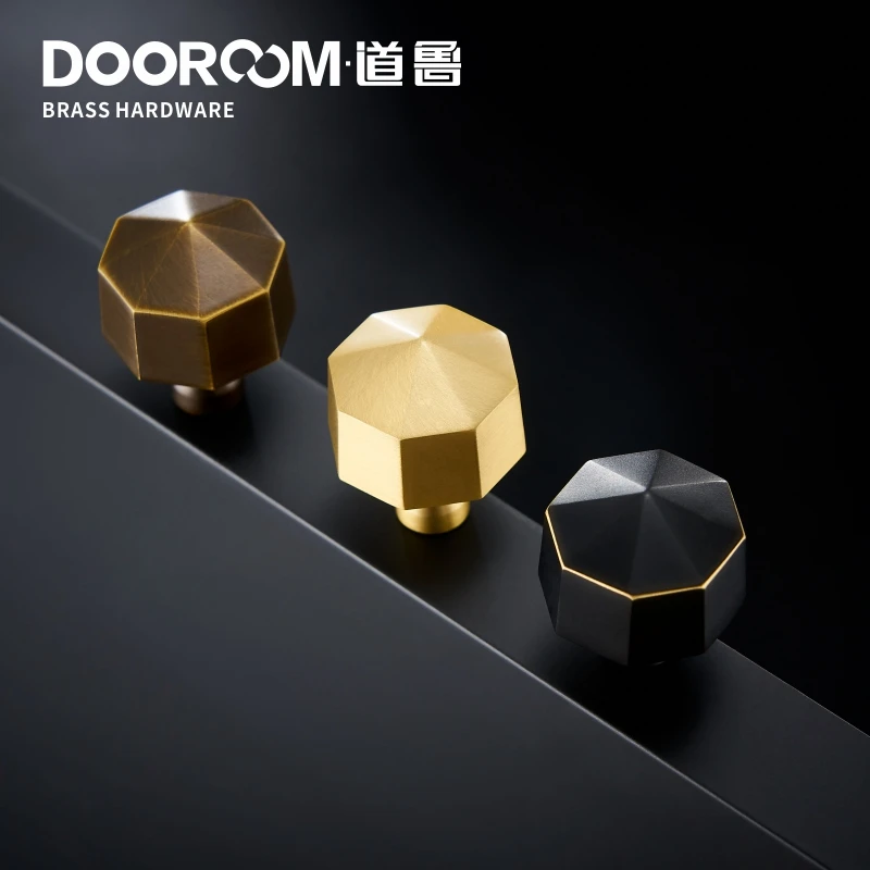 Ручки для мебели Dooroom из латуни скандинавские простые американские