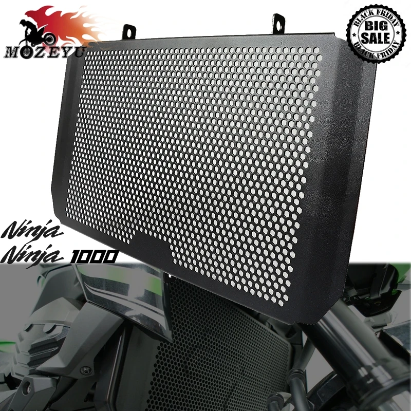 С NINJA1000 логотип радиатор мотоцикла решетка Защитная крышка для KAWASAKI ninja ниндзя 1000 2010- 2013 2012