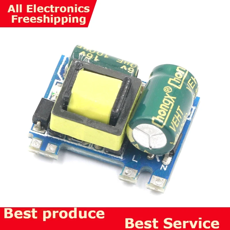 

1PCS AC-DC 220V To 5V 600mA 3W Step-down Buck Power Supply Module Isolated Switching