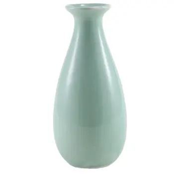 

Mini Flower Arrangement Ornaments Water Planting Flower Vase Conical Classic Flavor Ceramic Flower Vase