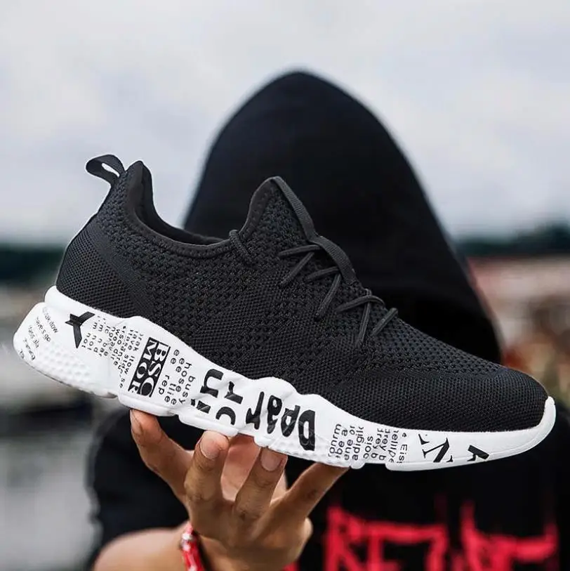 

2018 spring and summer men's low to help trend wild mesh fashion casual shoes
