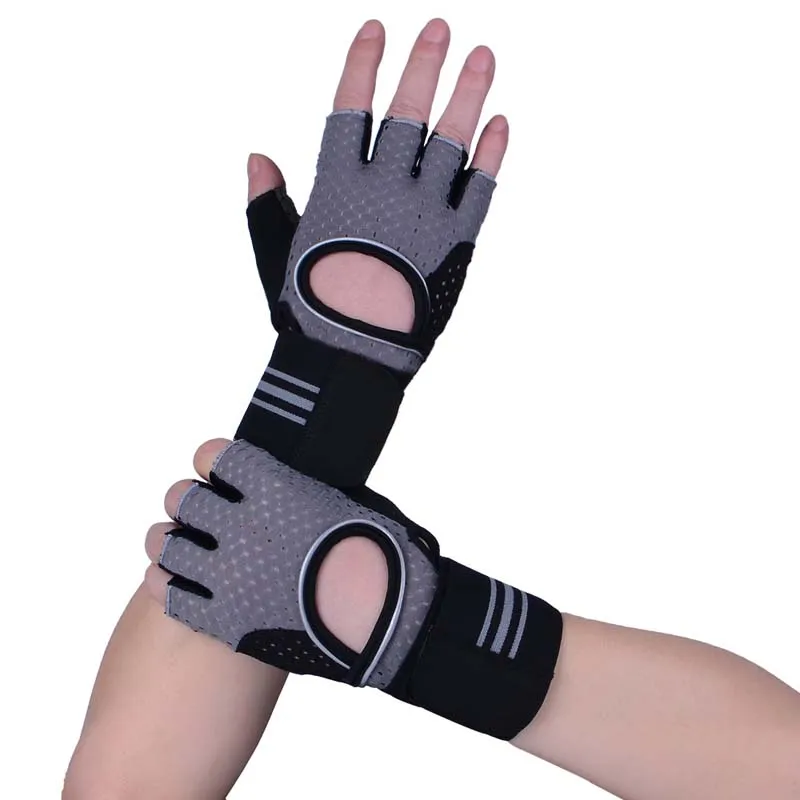 

Cycling gloves thick silicone shock absorber spring and summer sports fitness half finger gloves