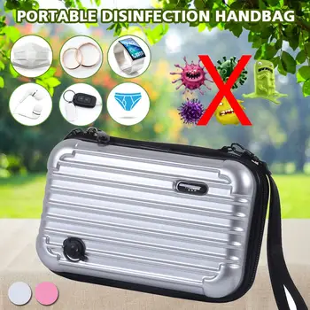 

UV Phone Sterilizer Box Mask Phones Cleaner Personal Disinfection Cabinet with Wireless charging Disinfection package