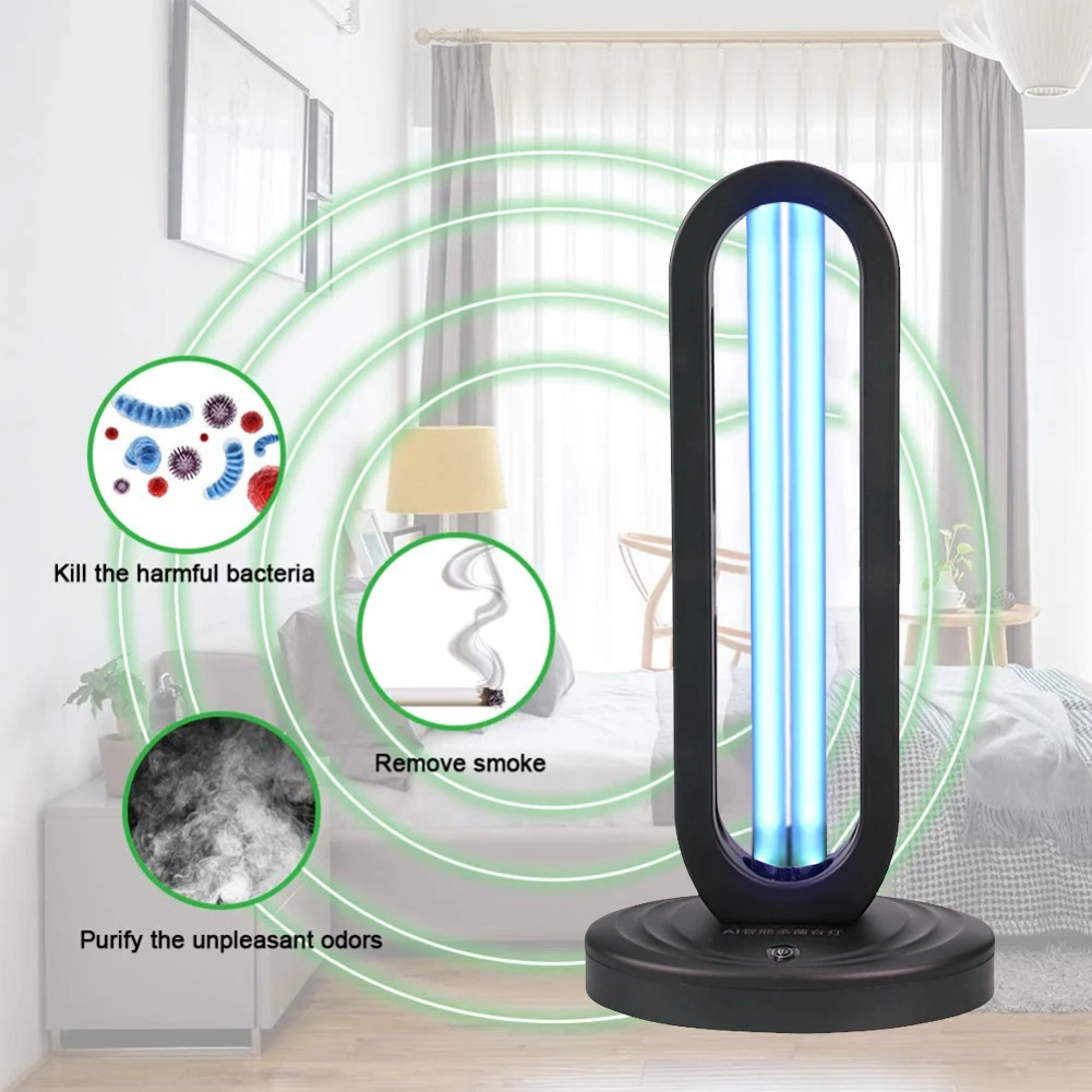 

Germicidal Light UVC 38W Eliminate Germs Fridge Deodorizer Air Sanitizer Purifier Odor Eliminators For Rooms Cabinets Wardrobe
