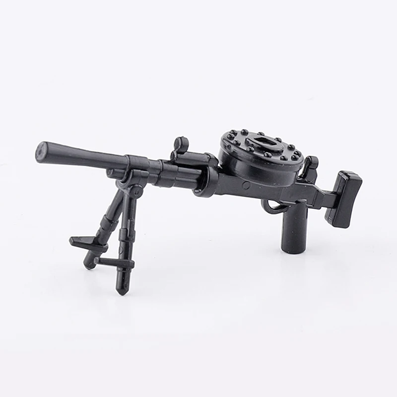 

5 Pcs/lot Military Series Heavy Machine Gun Weapon Bricks Building Blocks Set Soldier Amry Model Toys for Children X401