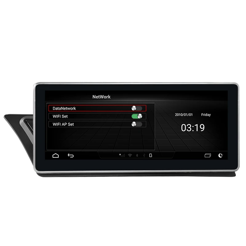 10,25 дюймов 4 ядра Android 7,1 автомобильный gps навигации для Audi A4 A5 2009 2010 2011 2012 2013 с 3g Оперативная память 32G Встроенная память