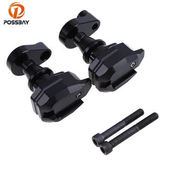 

POSSBAY Motorcycle Frame Sliders Motorbike Aluminum Anti-Crash Pad 4Colors fit for Yamaha R1 2007-2008 Scooter Falling Protect