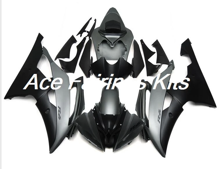 4 подарки ABS мотоцикл Полный Обтекатель Набор подходит для YAMAHA YZF-R6 2008- ABS пластик Cowlings обтекатель комплект матовый
